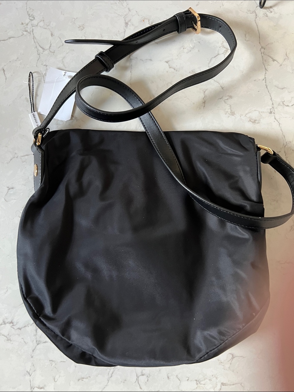 Marc Jacobs Black Nylon Crossbody with Gold Hardware - Picture 2 of 5